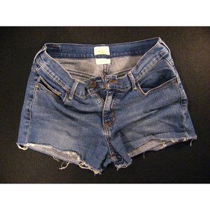 LEVIS 515 CUTOFF JEAN SHORTS Womans 6  29 Measured Denim Red Tab Daisy Dukes